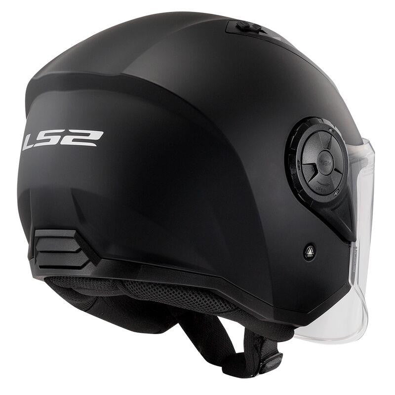 LS2 OF616 Airflow II Plain Motorcycle Open Face Scooter Helmet ECE 22.06-Win Impex Moto