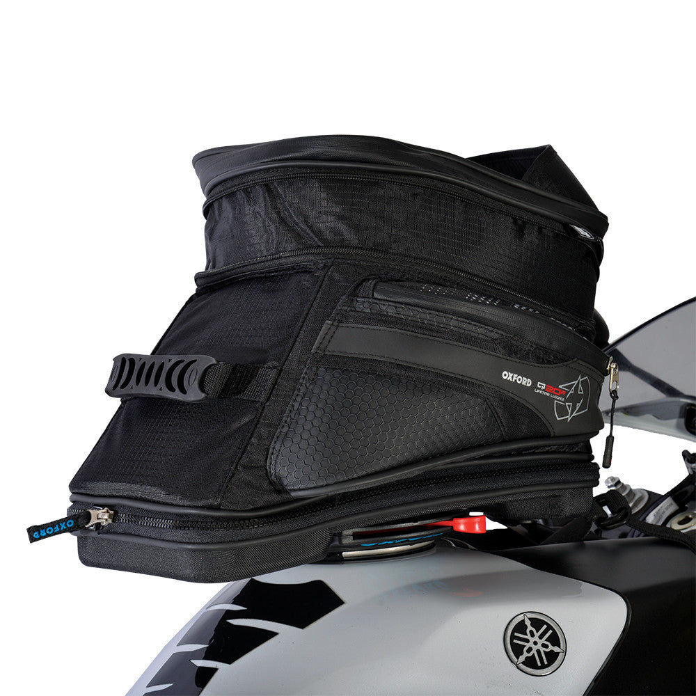 Oxford Q20R 20L Quick Release Sports Motorbike Tank Bag-Win Impex Moto