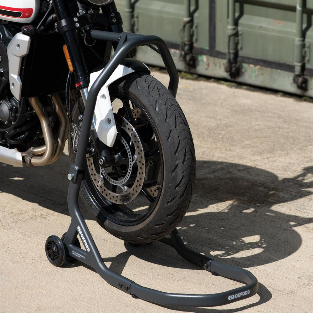 Oxford Zero-G Motorbike Front Headstock Workshop Garage stand-Win Impex Moto