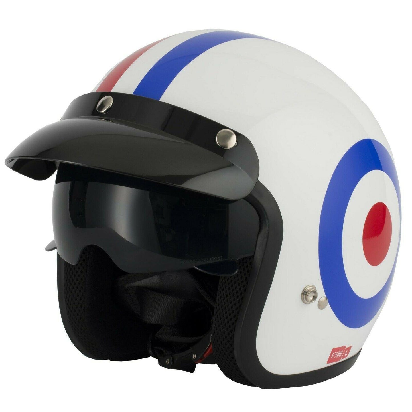 Vcan V537 Retro Open Face Scooter Motorcycle Helmet-Win Impex Moto