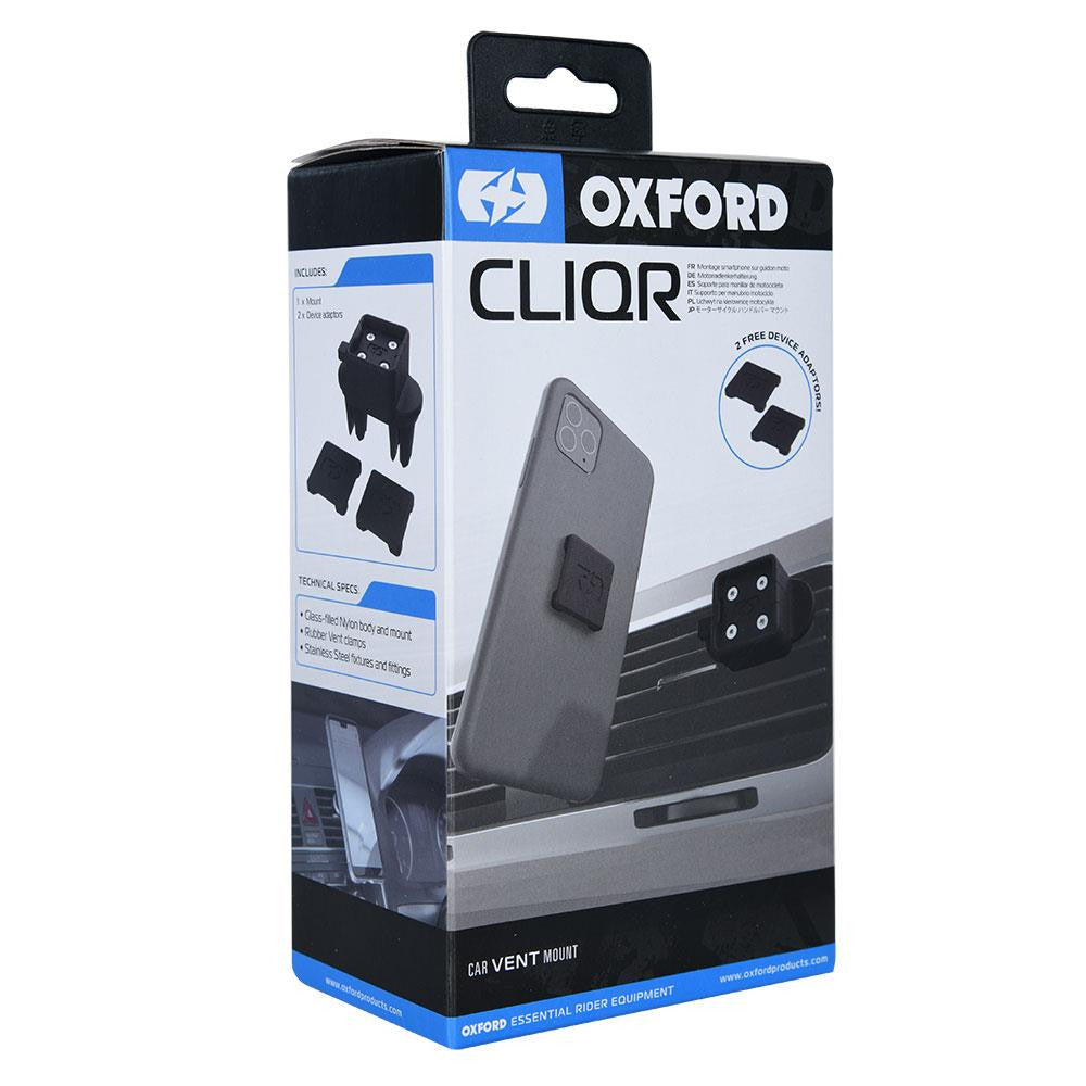 Oxford CLIQR Car Vent Mount System-Win Impex Moto
