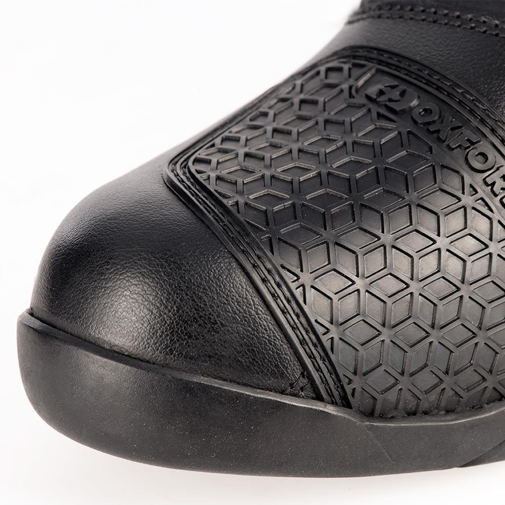 Oxford Delta Short Length Leather Motorcycle Boots CE-Win Impex Moto