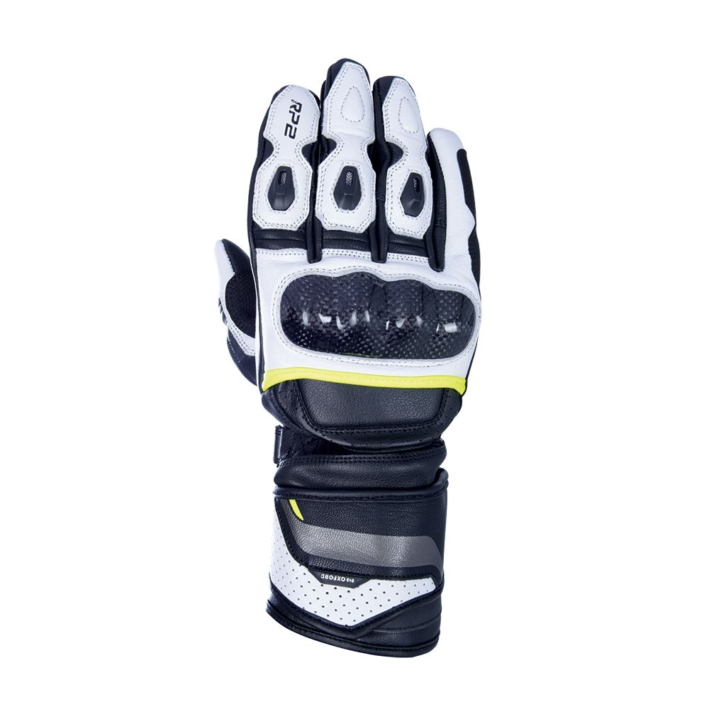 Oxford RP-2 2.0 Leather Motorcycle Sports Gloves | Superior Comfort, Grip & Protection for High-Performance Riding-Win Impex Moto