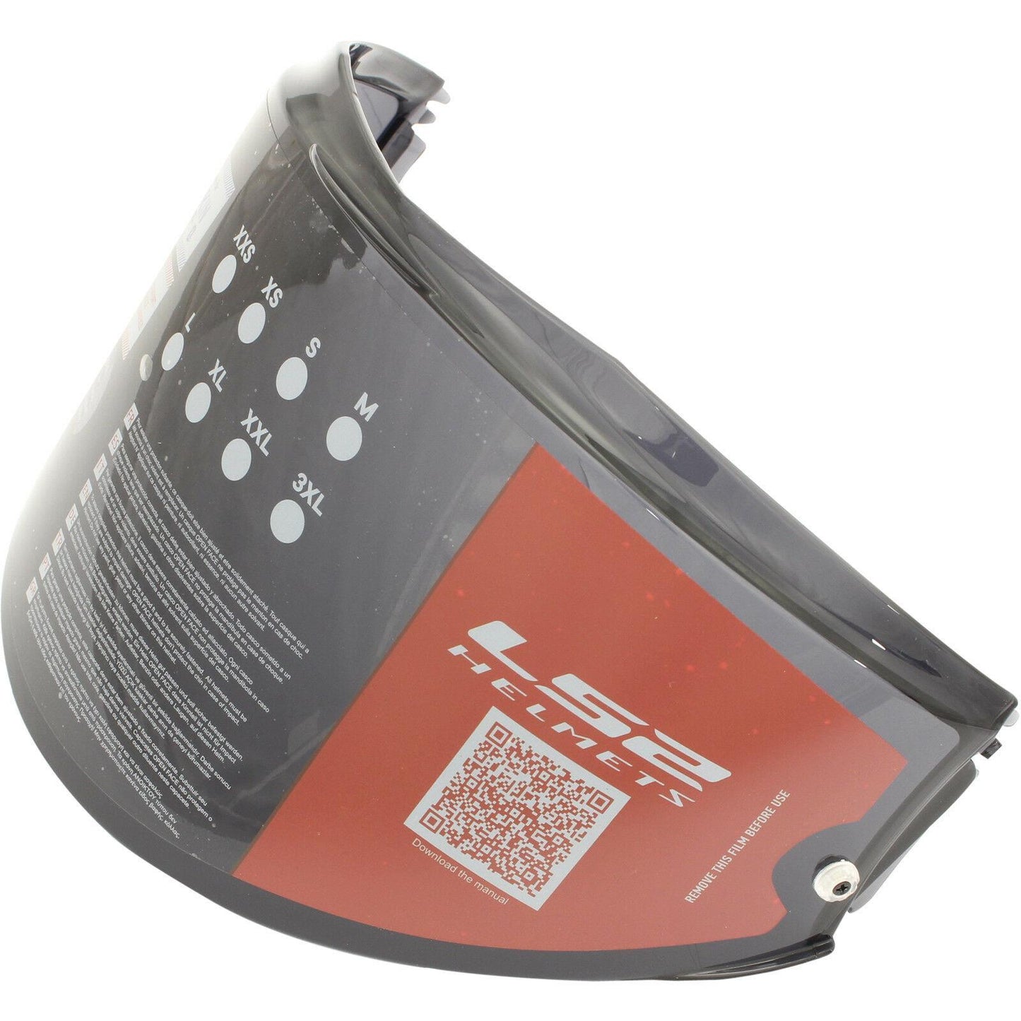 LS2 FF399 Visor Valiant For Racing Crash Helmets-Win Impex Moto
