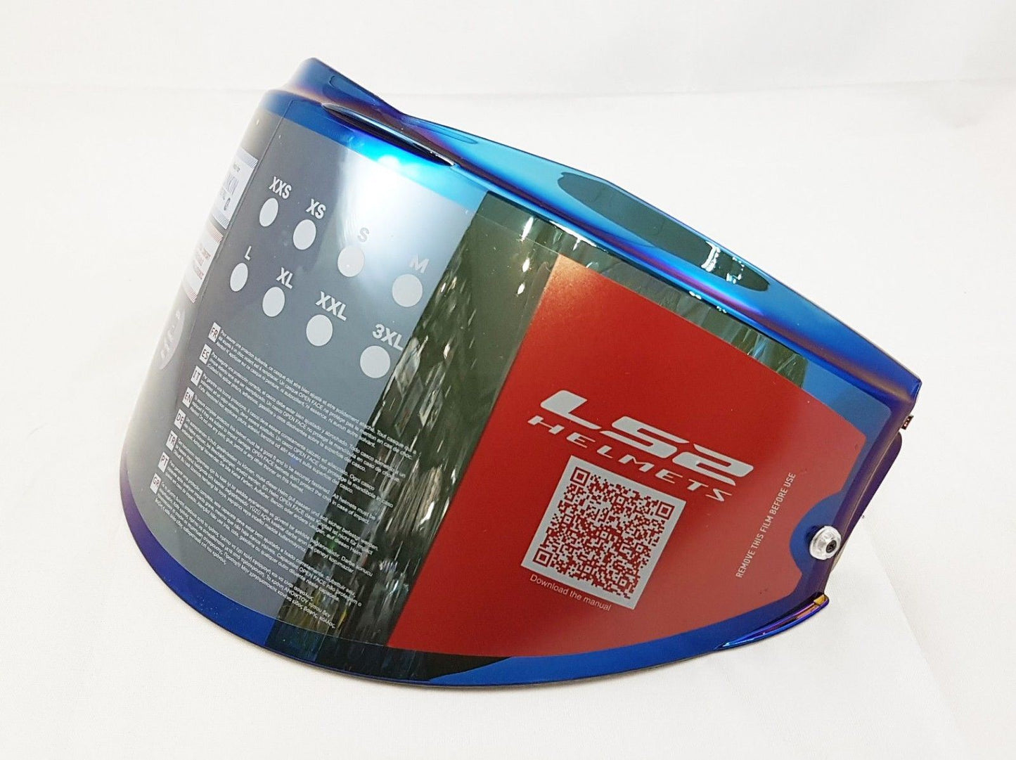 LS2 FF399 Visor Valiant For Racing Crash Helmets-Win Impex Moto