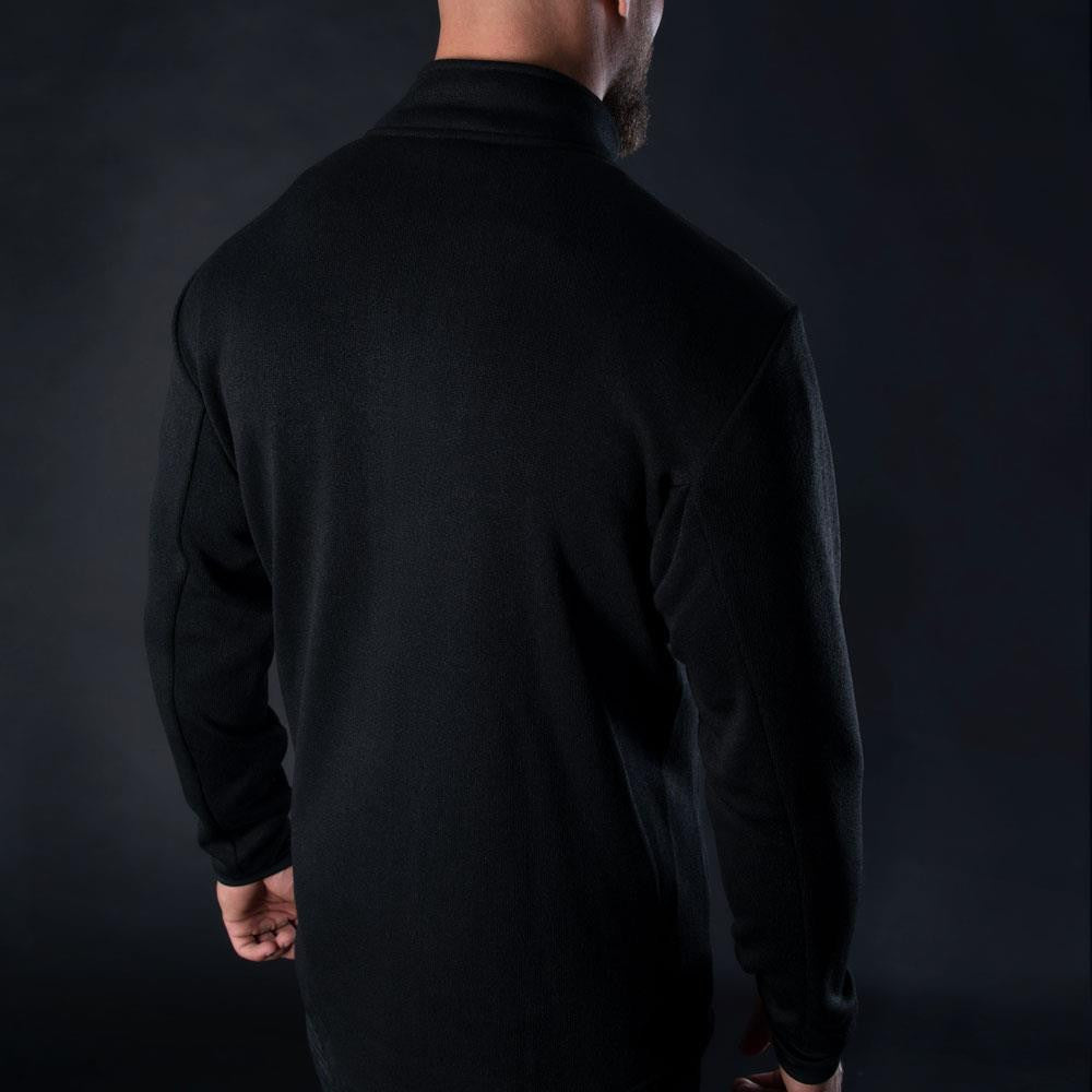 Oxford Advanced Fleece MS Jacket - Black-Win Impex Moto