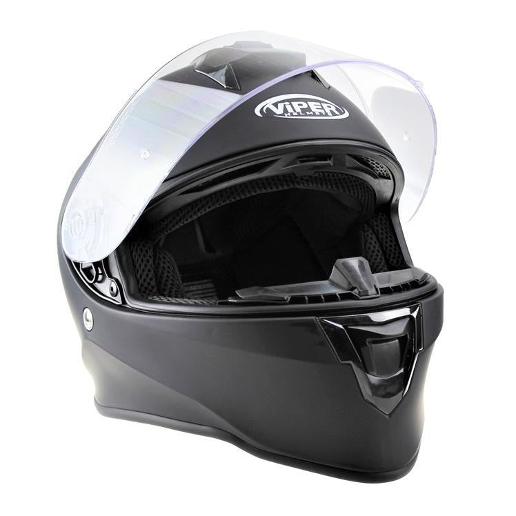 Viper RS55 Race Full Face Helmet Matt BLack-Win Impex Moto