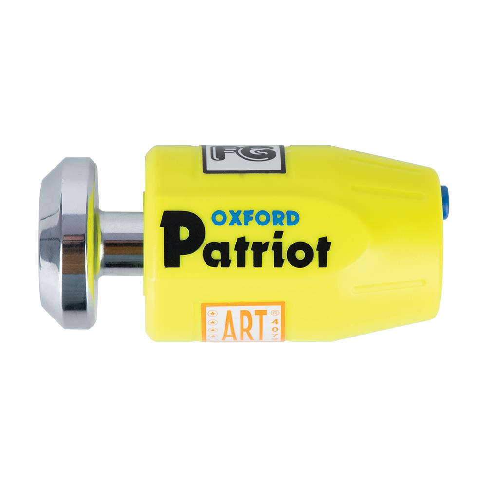 Oxford Patriot Compact Design Motorcycle Motorbike Disc Lock-Win Impex Moto