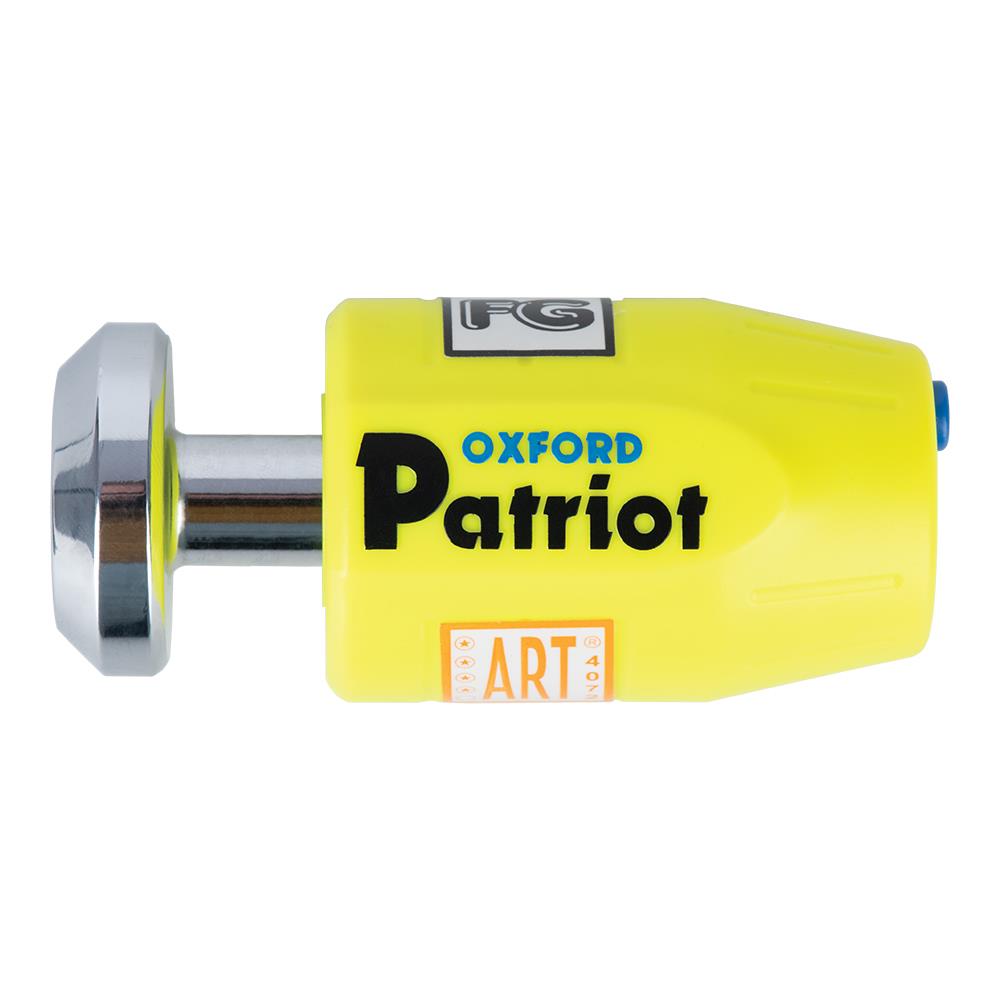 Oxford Patriot Compact Design Motorcycle Motorbike Disc Lock-Win Impex Moto