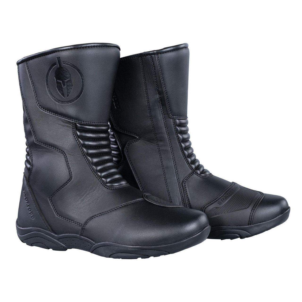 Spartan Men's WP Motorcycle Motorbike Boot - Black-Win Impex Moto