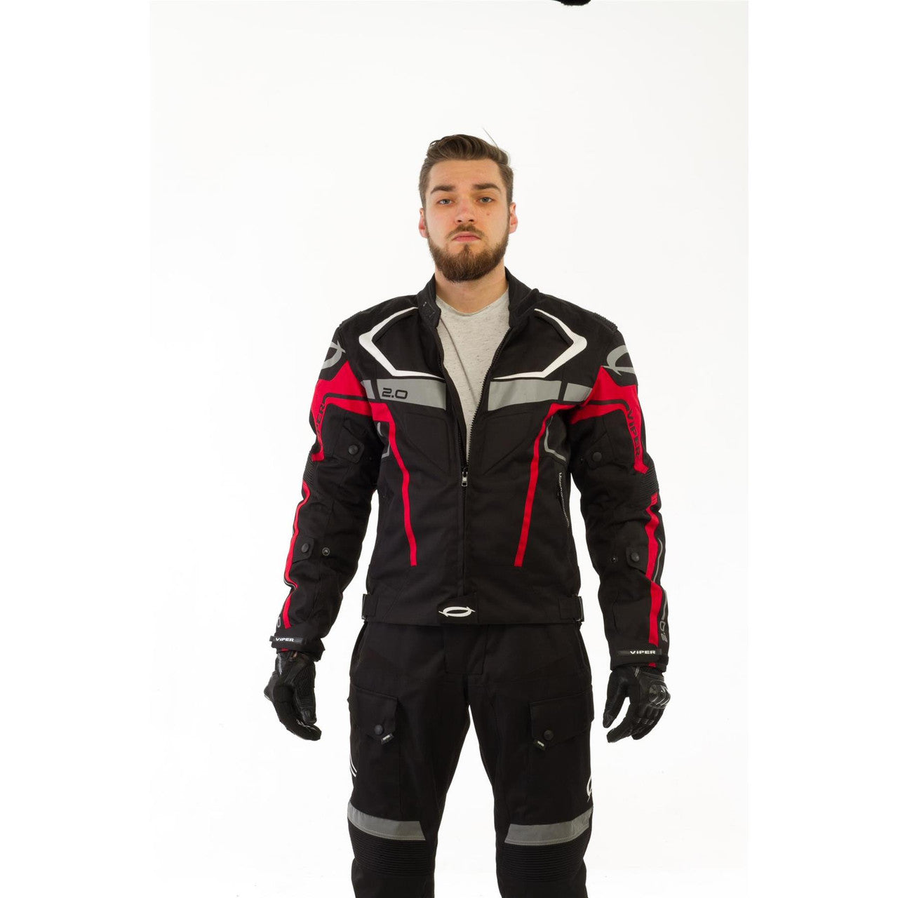 VIPER AXIS 2.0 CE WATERPROOF MOTORCYCLE MOTORBIKE JACKET-Win Impex Moto