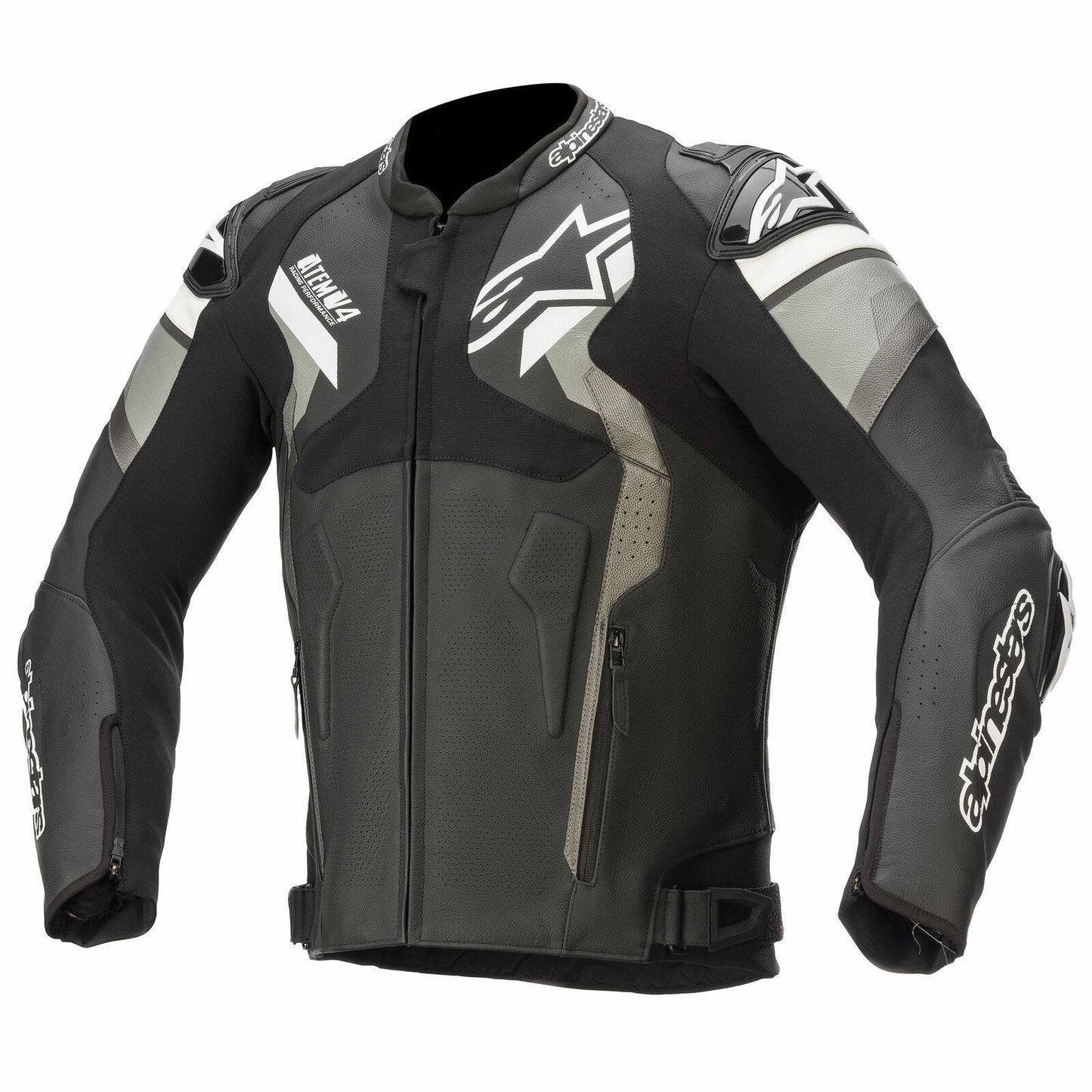 Alpinestars Atem V4 Motorcycle Racing Leather Jacket-Win Impex Moto