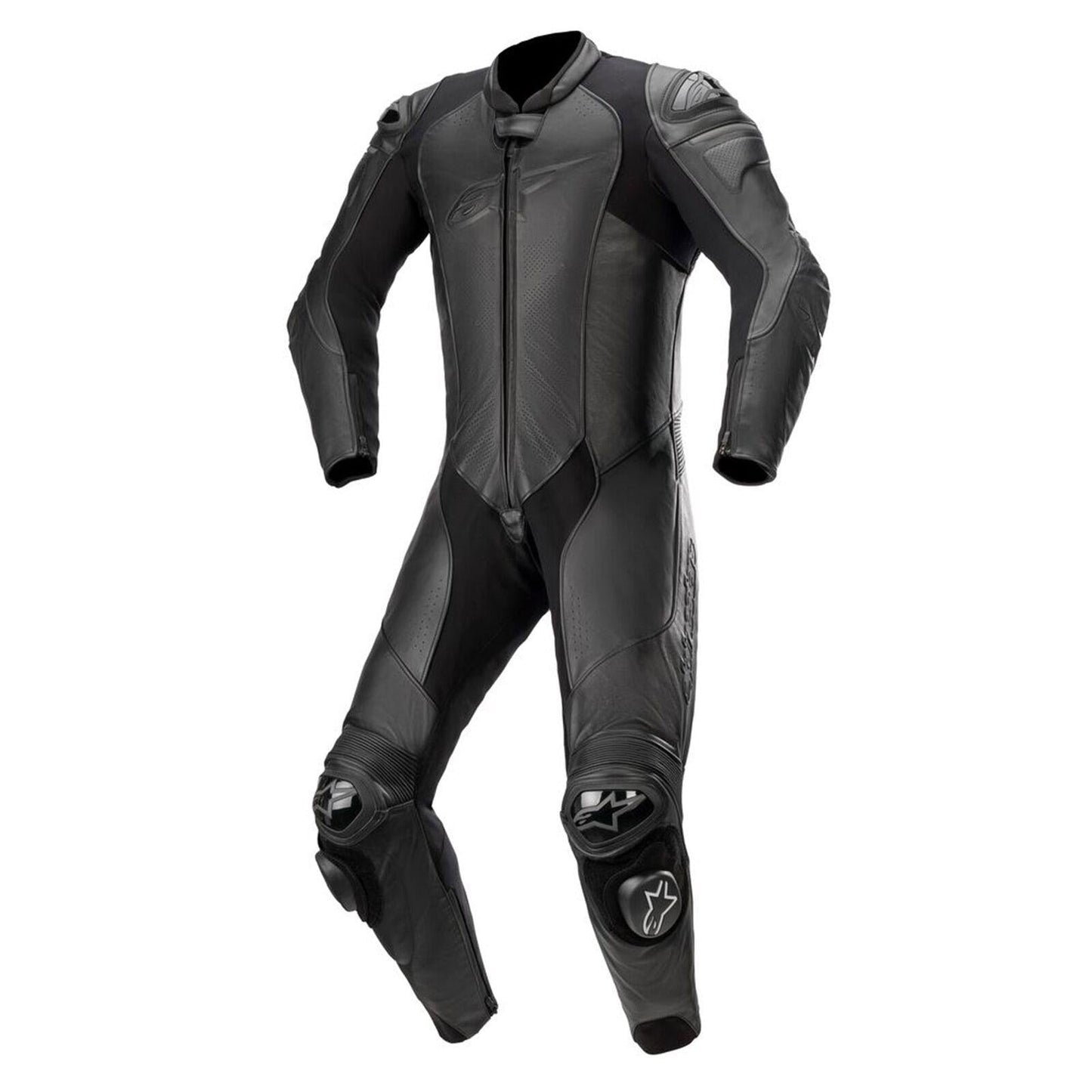 Alpinestars GP Plus V3 Graphite Motorcycle Motorbike 1 Piece Leather Suit Black-Win Impex Moto
