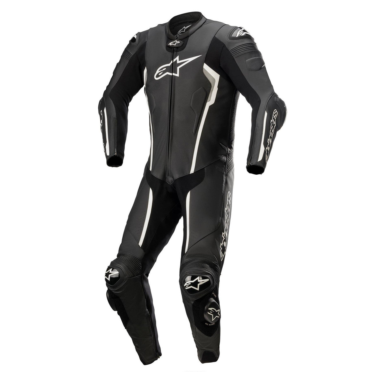 Alpinestars Missile V2 Motorcycle Racing Premium Leather One Piece Suit-Win Impex Moto