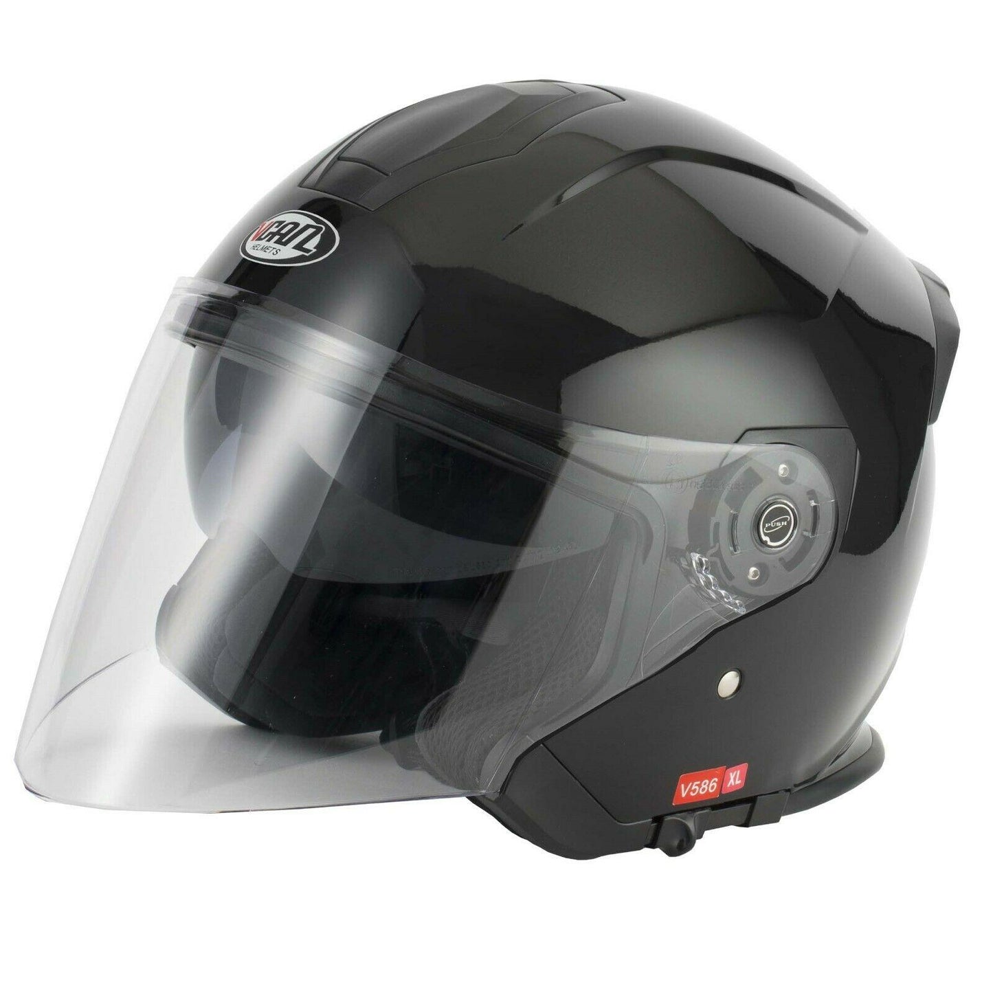 Vcan V586 Jet Open Face Scooter Motorcycle Helmet-Win Impex Moto
