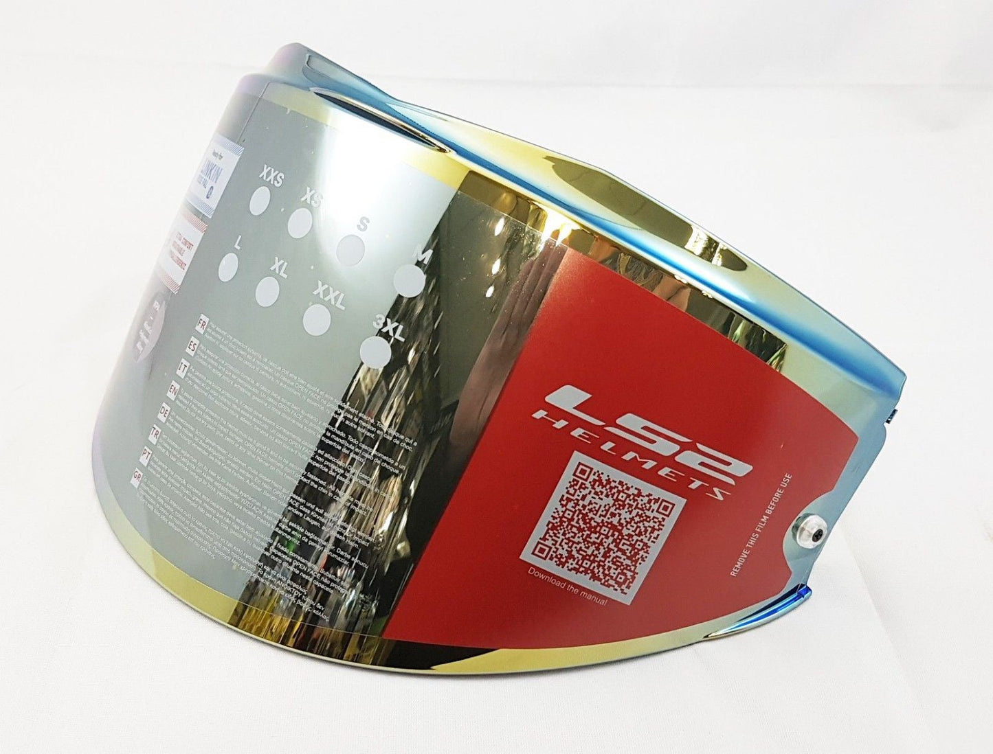 LS2 FF399 Visor Valiant For Racing Crash Helmets-Win Impex Moto
