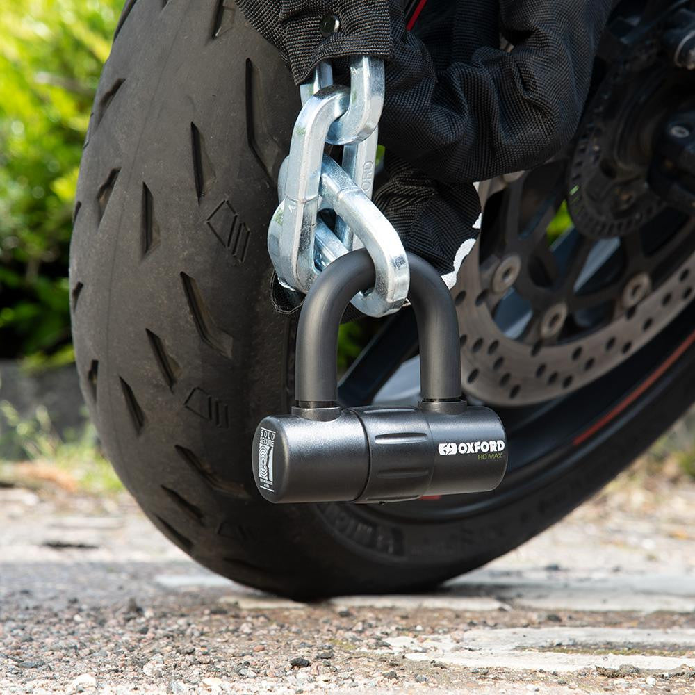 Oxford HD MAX Chain Lock 12mm x 1.5m-Win Impex Moto