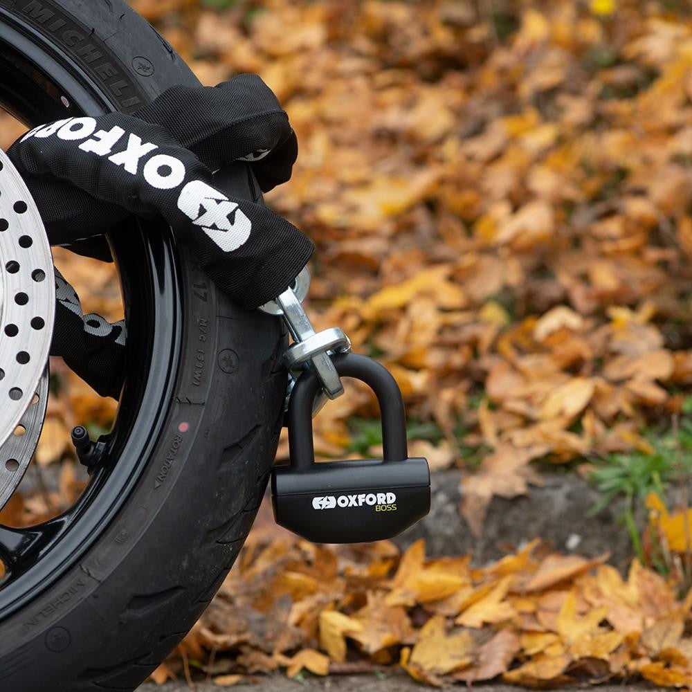 Oxford Boss Chain Lock 1.2m | Motorcycle Lock-Win Impex Moto