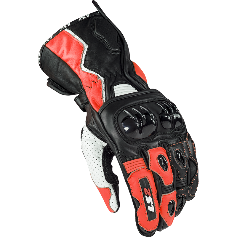 LS2 Swift Sports Racing Leather Motorcycle Gloves-Win Impex Moto