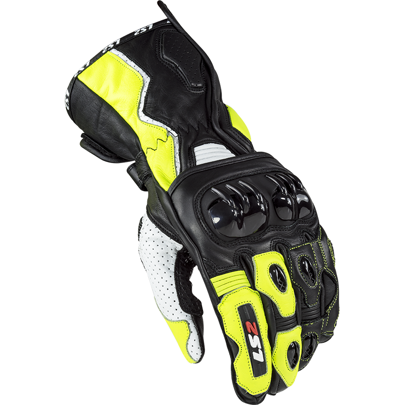 LS2 Swift Sports Racing Leather Motorcycle Gloves-Win Impex Moto
