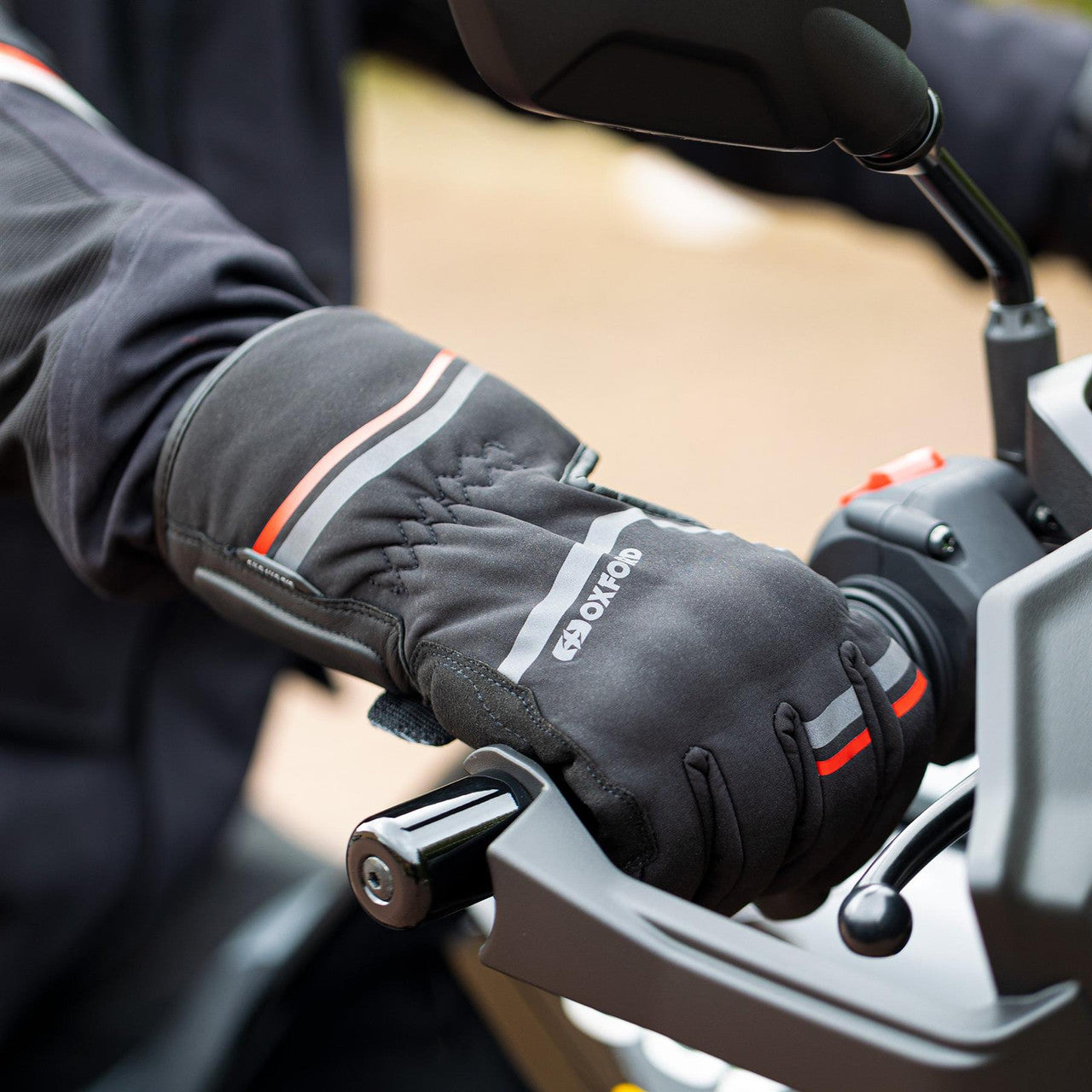 Oxford Ottawa 2.0 knuckle protector Motorbike Leather Glove-Win Impex Moto