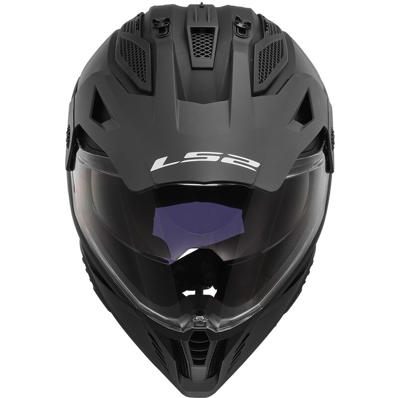 LS2 MX702 Pioneer II Matt Black Off Road Adventure Helmet-Win Impex Moto