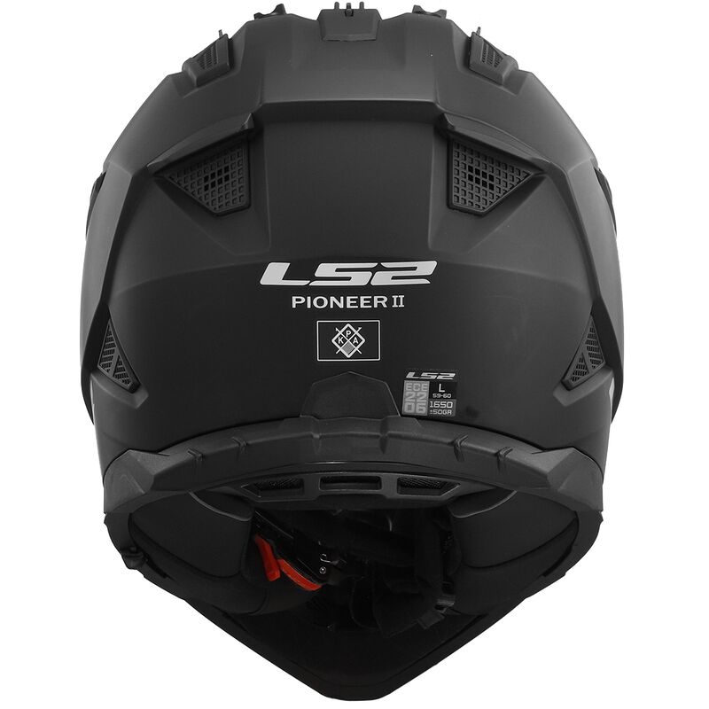 LS2 MX702 Pioneer II Matt Black Off Road Adventure Helmet-Win Impex Moto