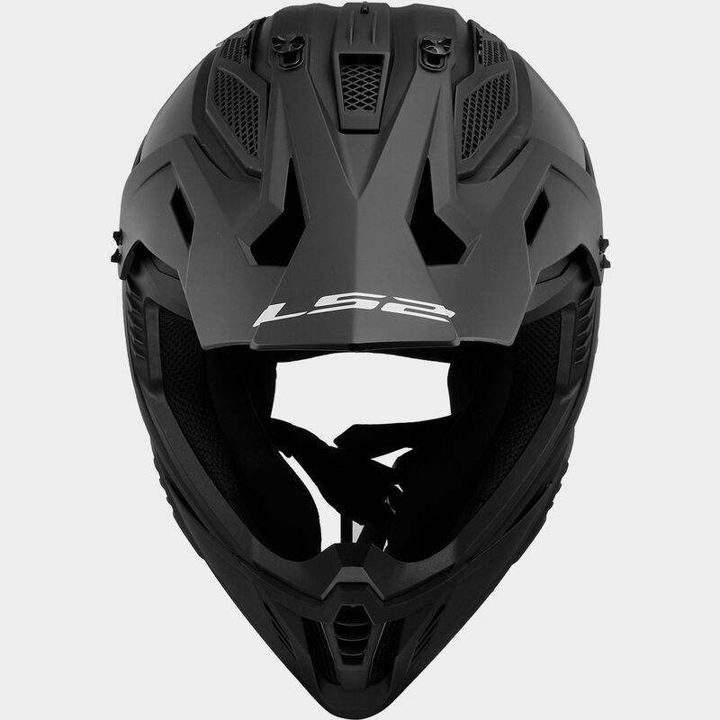 LS2 MX708 Fast II Solid Matt Black Helmet-Win Impex Moto