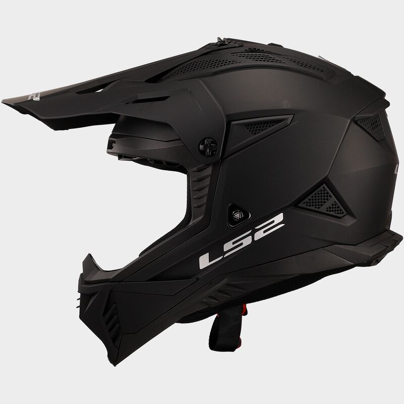 LS2 MX708 Fast II Solid Matt Black Helmet-Win Impex Moto