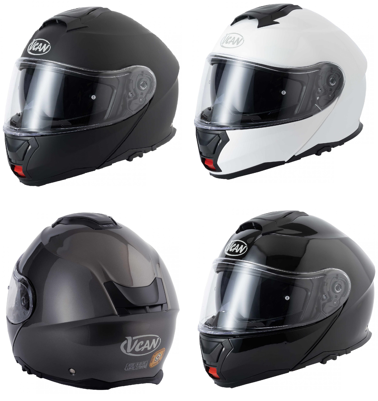 Vcan V272 Flip Up Front Modular Motorcycle Motorbike Helmet-Win Impex Moto