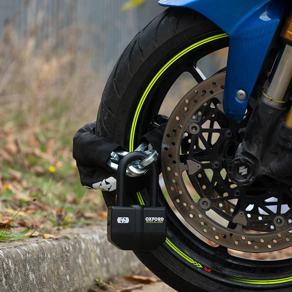 Oxford Boss Alarm Chain Lock 2m-Win Impex Moto