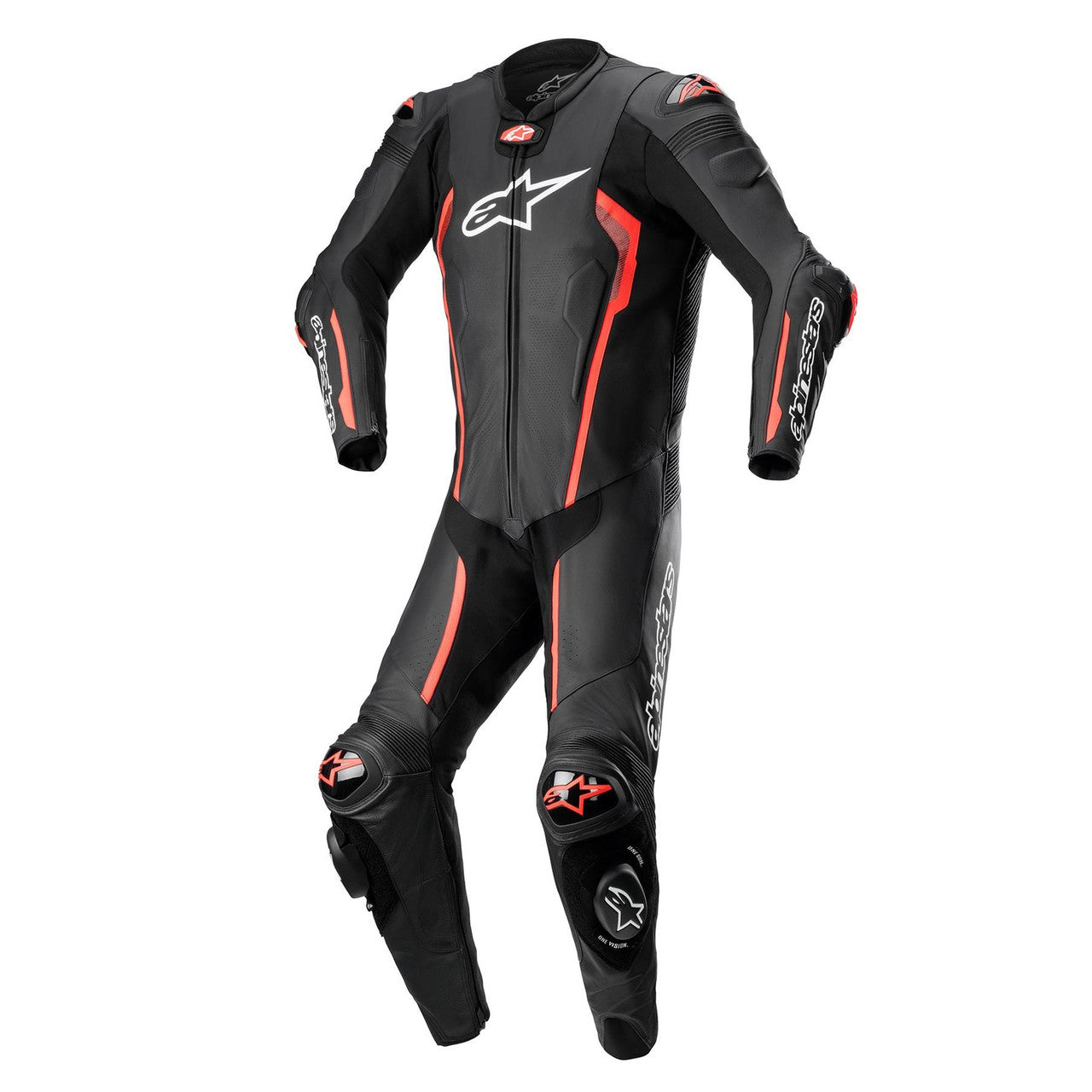 Alpinestars Missile V2 Motorcycle Racing Premium Leather One Piece Suit-Win Impex Moto