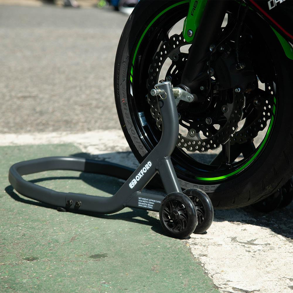 Oxford ZERO-G Motorcycle Front Paddock Stand Workshop-Win Impex Moto