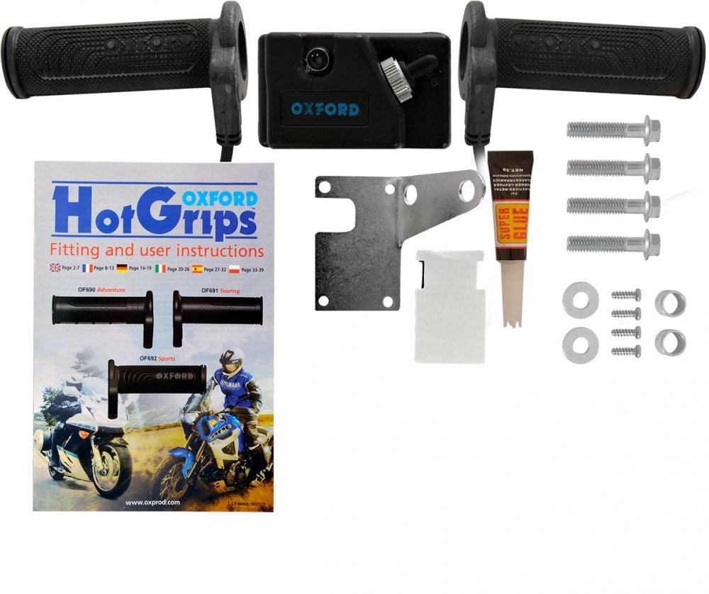 Oxford Motorbike Heated Essential Universal Commuter Hot grips-Win Impex Moto