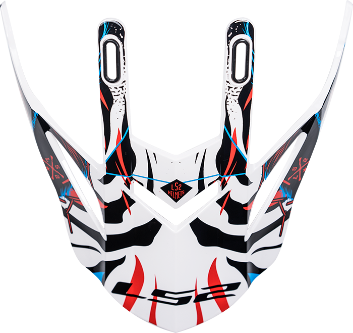 LS2 MX437 Peak Replacement For LS2 MX437 Fast Evo Helmet-Win Impex Moto