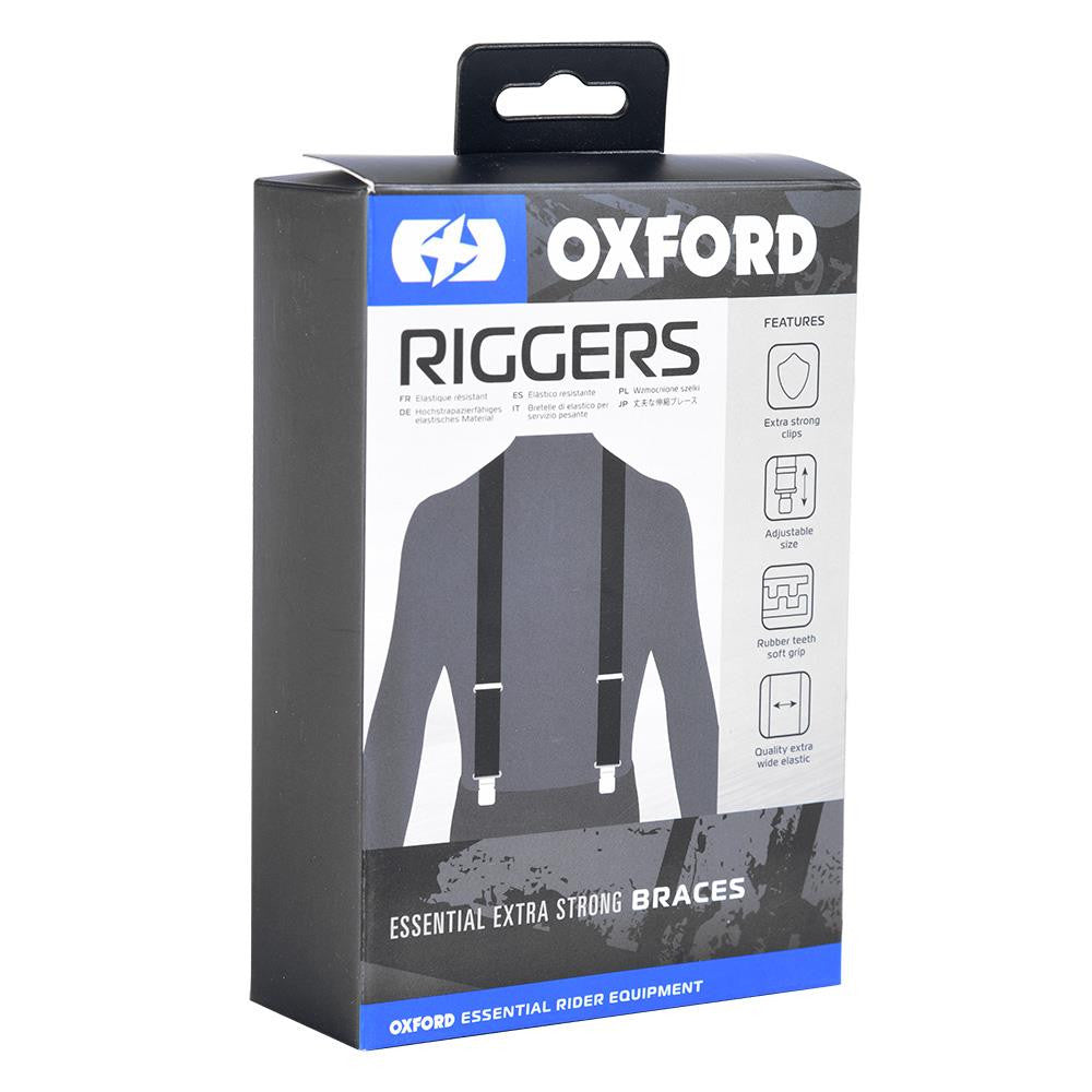 Oxford Riggers Heavy Duty Motorbike Trouser Braces-Win Impex Moto