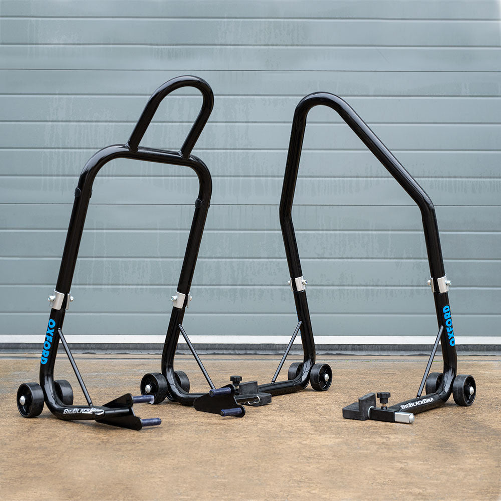Oxford SP821 Big Black Motorbike Rear Paddock Stand-Win Impex Moto