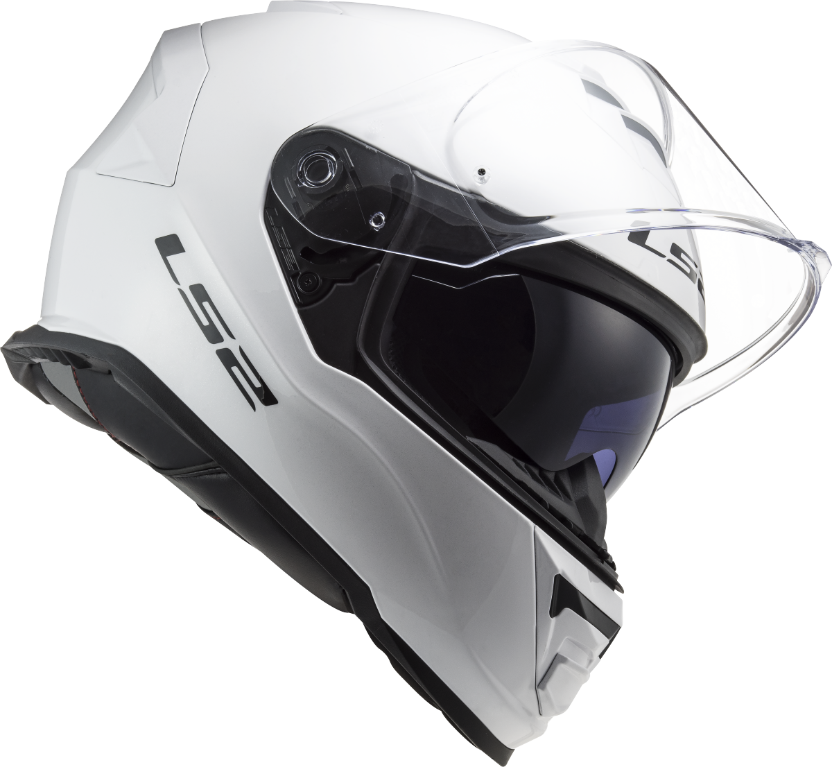 LS2 FF800 Storm II Motorcycle Full Face Helmet Solid White ECE 22.06-Win Impex Moto