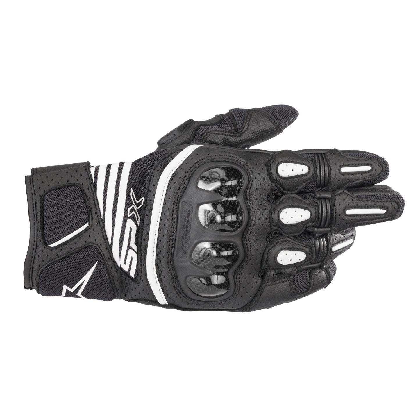 Alpinestars SP X Air Carbon V2 Motorcycle Gloves Black-Win Impex Moto
