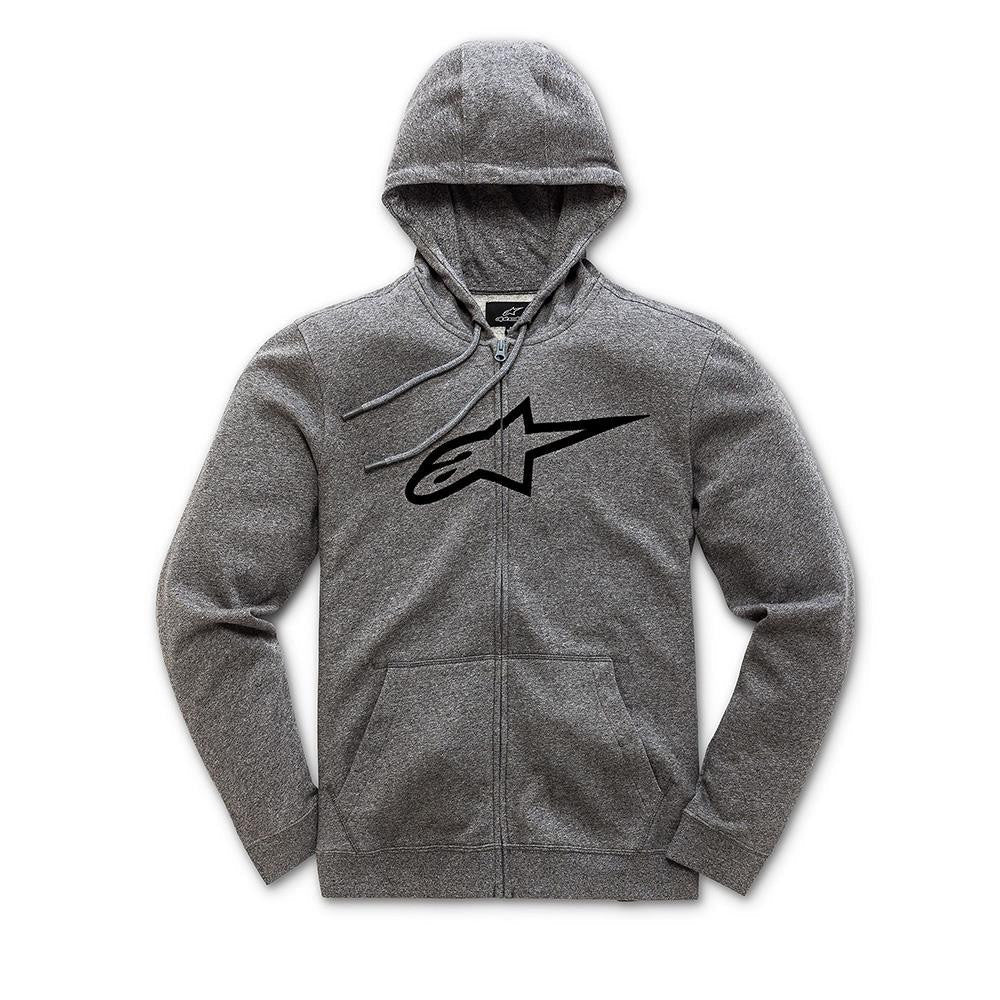 ALPINESTARS AGELESS LI FLEECE MEN'S MOTORCYCLE MOTORBIKE HOODIE ZIPUP HOODIE-Win Impex Moto