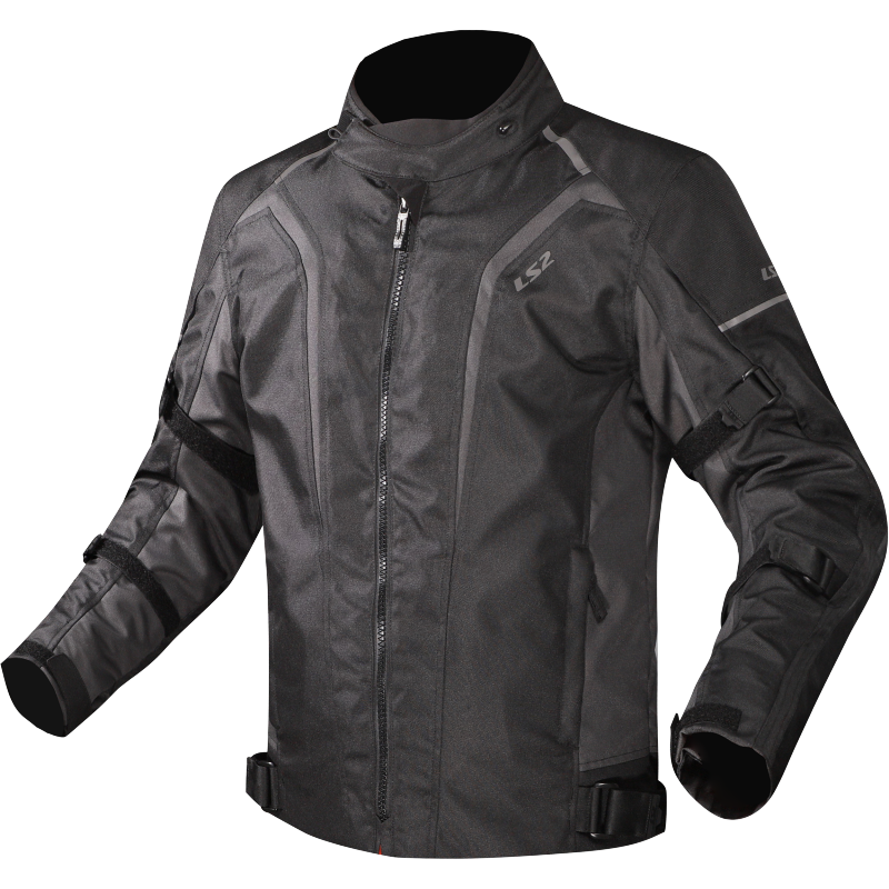 LS2 Sepang Moto Touring Lady Textile Jacket Black Dark Grey-Win Impex Moto