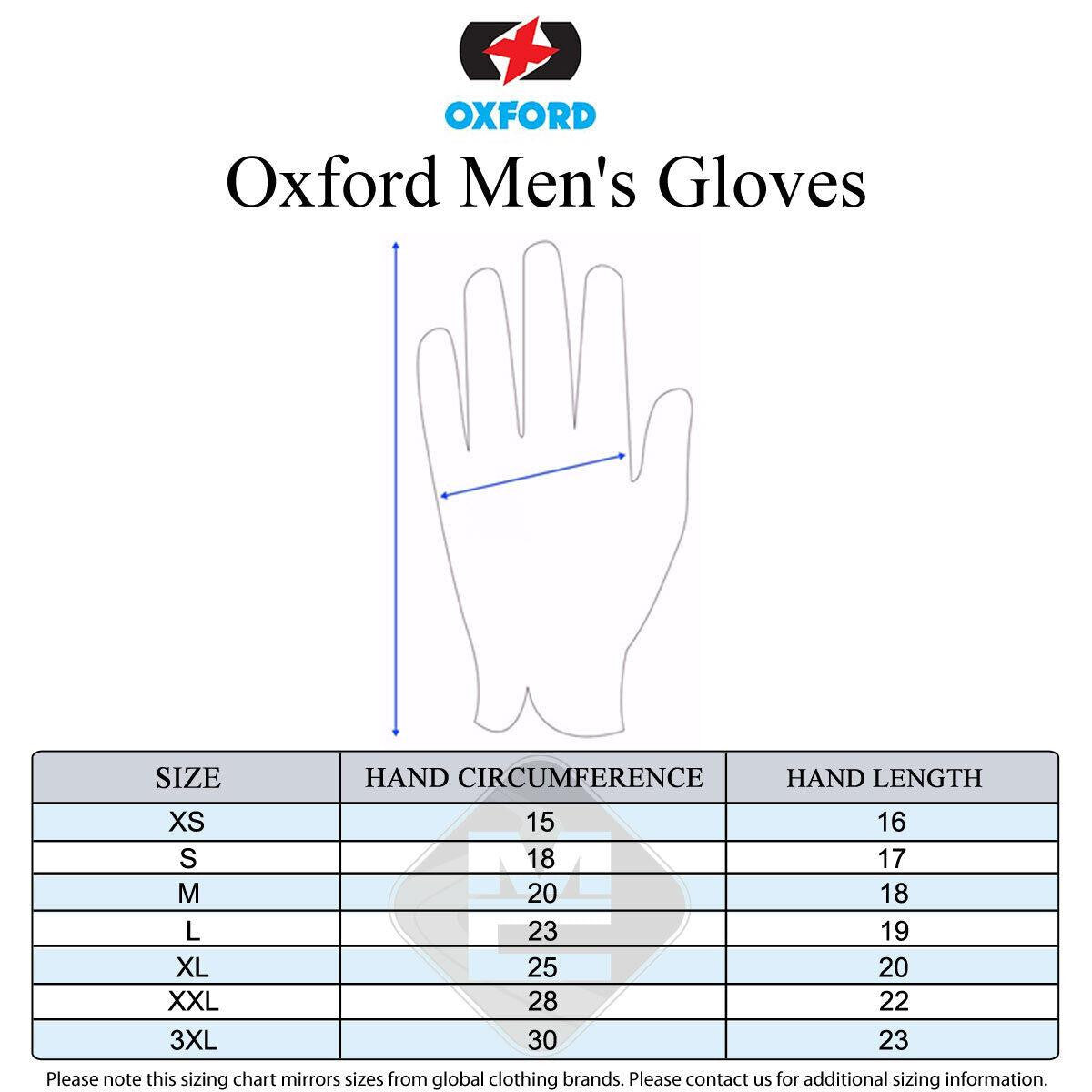 Oxford Mondial Long MS Motorcycle Gloves | Premium Comfort & Protection-Win Impex Moto