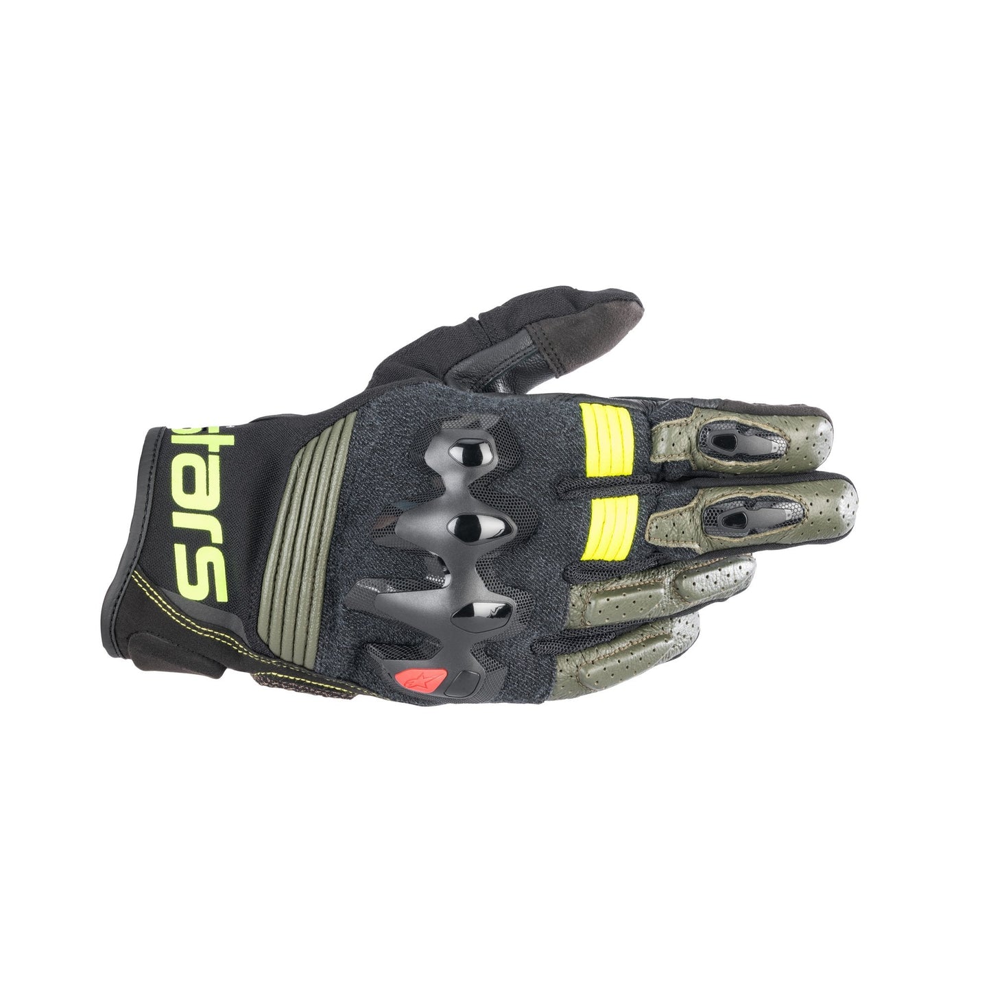 Alpinestars Halo Leather Motorcycle Motorbike Gloves Forest-Win Impex Moto