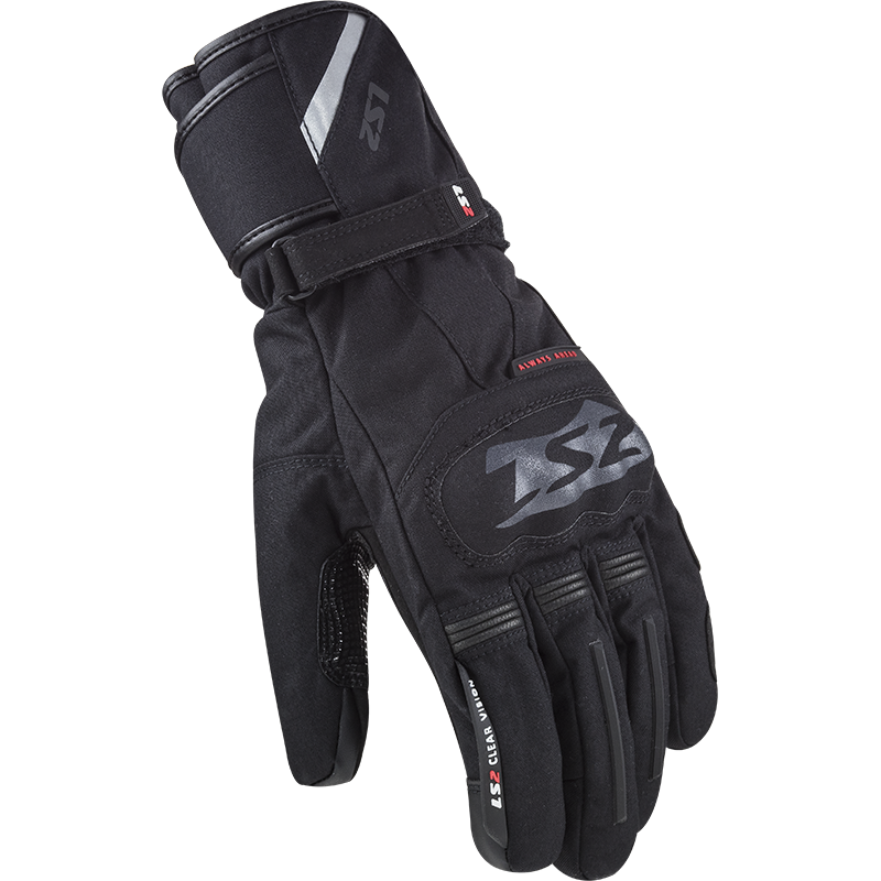LS2 Snow Man Waterproof Textile Touring Motorbike Gloves-Win Impex Moto