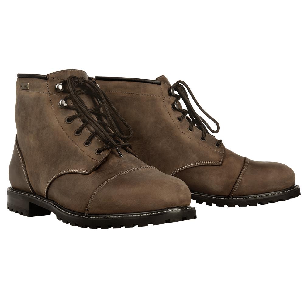 Oxford Hardy MS Short Casual Motorcycle Motorbike Leather Riding Boots CE-Win Impex Moto