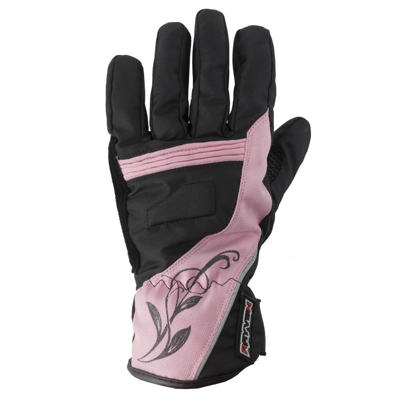 Rayven Diamond Ladies Motorcycle Motorbike Leather Gloves Reinforced-Win Impex Moto