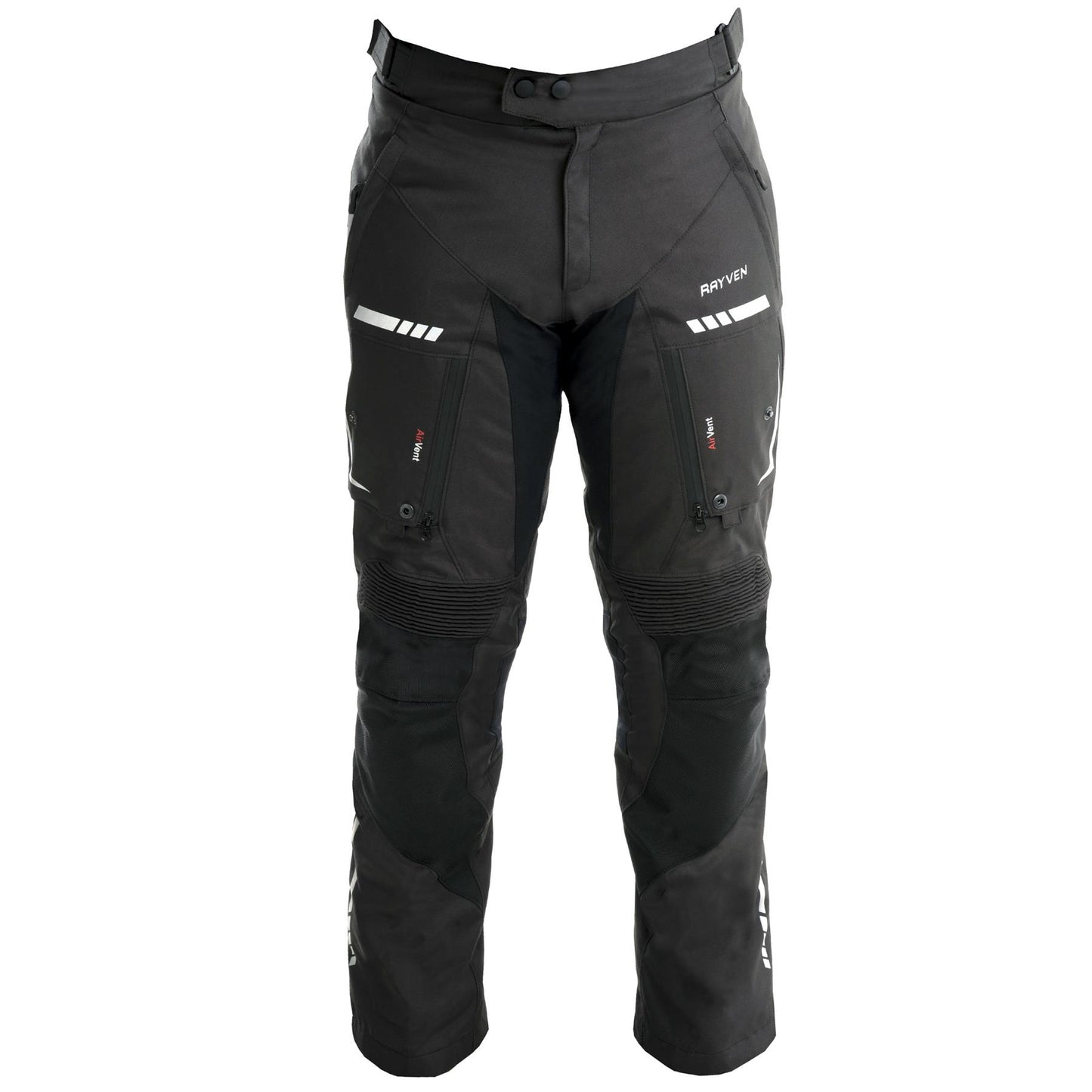 Rayven Motorcycle Motorbike Road Short Leg Trousers – Black-Win Impex Moto