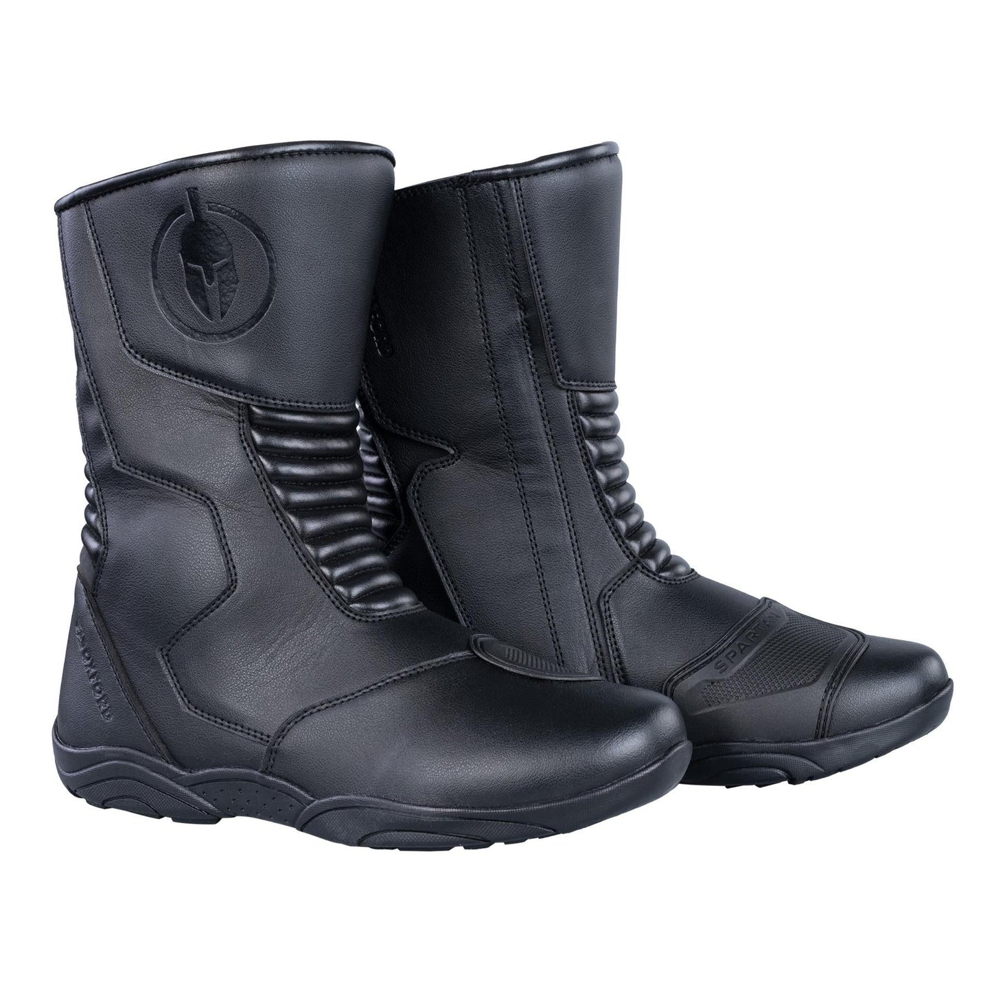 Spartan Men's WP Motorcycle Motorbike Boot - Black-Win Impex Moto