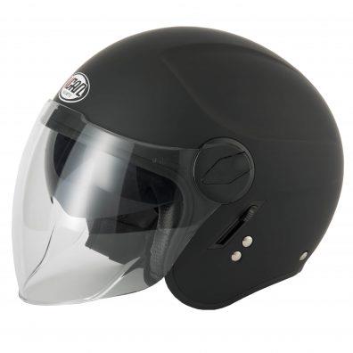 VCAN H595 Motorcycle Motorbike Open Face Dual Visor Crash Helmet-Win Impex Moto