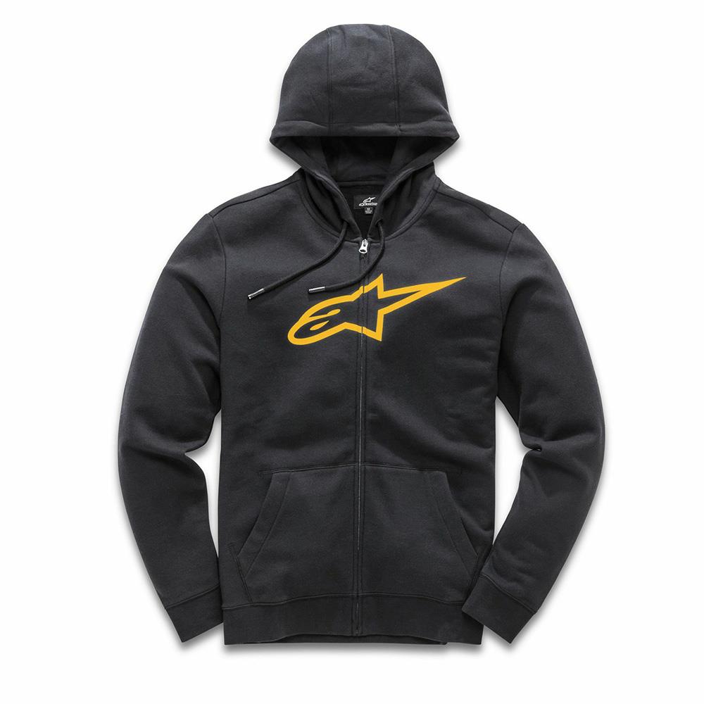 ALPINESTARS AGELESS LI FLEECE MEN'S MOTORCYCLE MOTORBIKE HOODIE ZIPUP HOODIE-Win Impex Moto